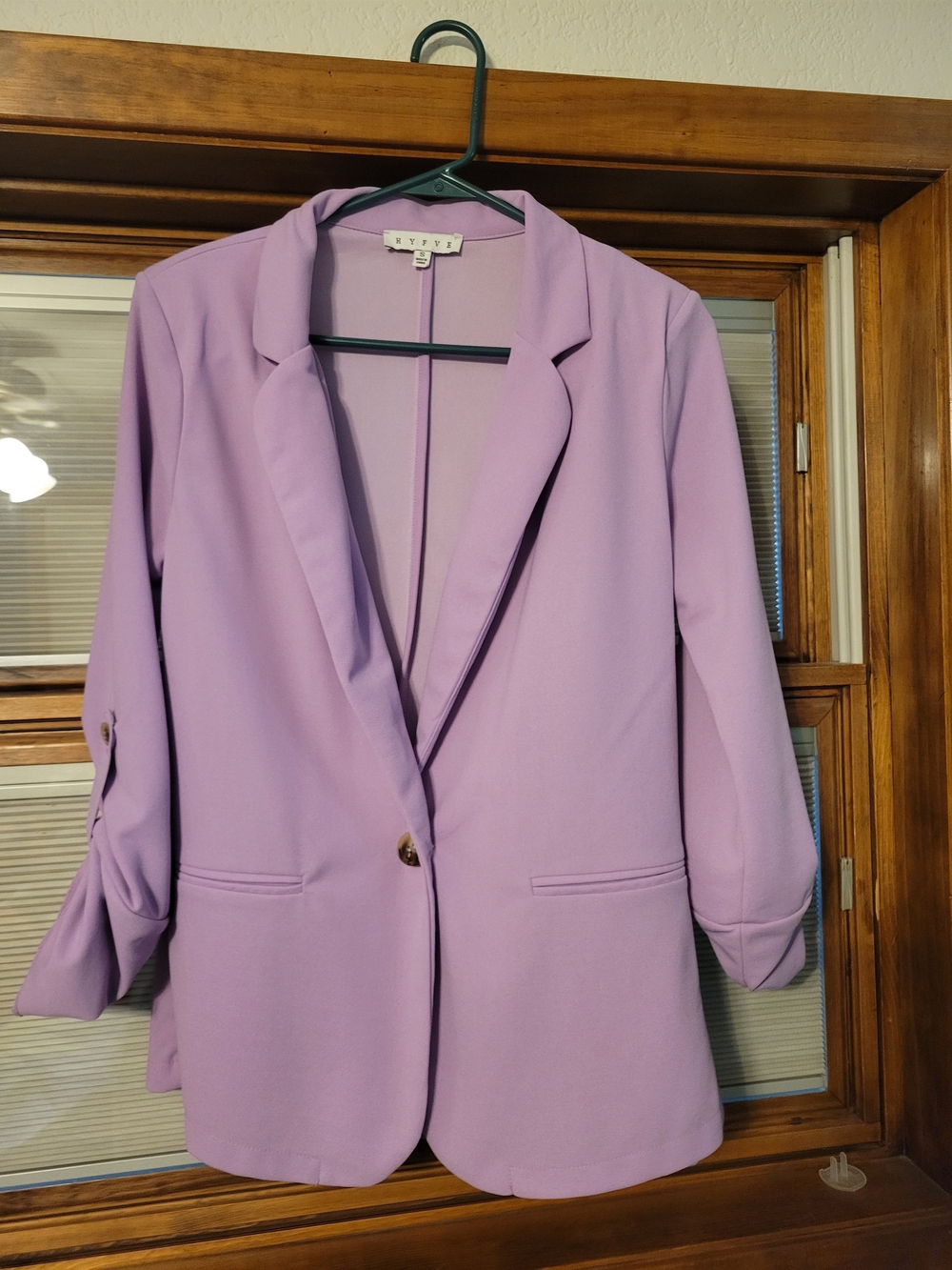 HYFVE Lavender Single-Button Blazer